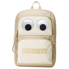 Skechers Fabric Backpack Regular Unisex Irish Cream, Large Eyes Stickers With Separate Packaging Бежевый