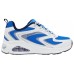 Skechers Street Slip Resistant, Abrasion Resistant, Breathable Low Top Casual Running Shoes Women's White Blue White blue, 38.5