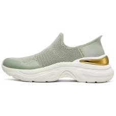 Skechers Slip Ins Anti-Slip Wear-Resistant Low-Top Casual Shoes Women's Green Зеленый, 35
