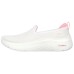 Skechers Cushioned Slip-Resistant Low-Top Casual Shoes Women's White Pink Белый Розовый, 38