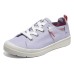 Skechers Bob's Anti-Slip And Wear-Resistant Breathable Low-Top Canvas Shoes Women's Lavender 35.5