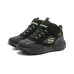 Skechers Monster Slip-Resistant Cushioning Wear-Resistant Mid-Top Kids' Running Shoes Black Green Teenagers 27.5