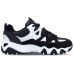 Skechers D'Lites Low Top Daddy Shoes Black/White Women's 35