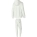 Skechers Basic Sports Series Casual Suit Women's Marshmallow White Marshmallow white 0074, S