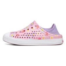 Skechers Abrasion Resistant Breathable Slip Resistant Sandal Pink Kids' 27.5