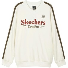 Skechers Sweatshirt Unisex Ecru XS