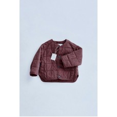 Пуховик timelesz - garment-dye ZARA Бордовый, 1½ лет (года) (86 cm)