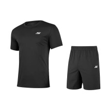 Skechers Casual Sportswear Men's Carbon Black Set (Carbon Black 0018), S