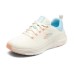 Skechers Sport Cushioned Wear-Resistant Full-Coverage Breathable Lightweight Low-Top Casual Shoes Women's Beige Blue natural/multicolor, 36