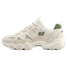 Skechers D'LITES 2.0 Chunky Sneakers Men Low-Top Natural/Olive 40