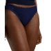 Women's Cotton & Lace Jersey Bikini Brief Underwear 4L0076 Синий, S