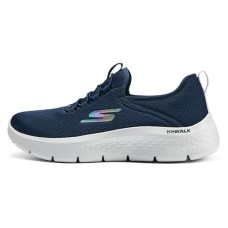 Skechers Cushioning, Slip Resistant, Abrasion Resistant, Moisture Wicking Low Top Casual Shoes Women's Blue navy/lavender, 35