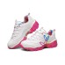 Skechers James Goldcrown X Skechers D'Lites Crystal Low Top Running Shoes Pink/White Women's 38
