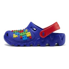 Skechers Anti-Slip Wear-Resistant Children's Sandals Blue Teenagers Blue/Multicolor, 27.5