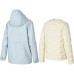 Skechers Jackets Coats Women's Pearl Blue жемчужно-голубой, L