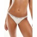 Calvin Klein modern logo string bikini brief in white Белый, M - US 8