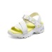 Skechers C Fle SANDAL 2.0 Anti Slip Wear Resistant Children's Sandals White Yellow Teenagers 32