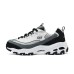 Skechers DLITES Anti-Slip Wear-Resistant Low-Top Chunky Sneakers Women's White Black Черно-белый, 37