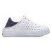 Skechers Abrasion Resistant Low Top Toddler Shoes White Blue Red Infant And Toddler White/Marine Blue/Red, 26
