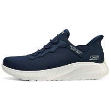 Skechers Slip Ins Slip-Ins Technology Cushioning Wear-Resistant Low-Top Casual Shoes Men's Black Черный, 41.5