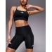 The North Face Training Flex 8"" logo legging short in black Черный, XL - W35-39