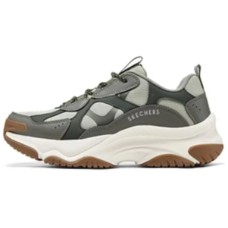 Skechers Street Wear-Resistant Low-Top Chunky Sneakers Men's Green Зеленый, 42