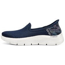 Skechers Go Walk Fle Cushioned Anti-Slip Wear-Resistant Breathable Lightweight Low-Top Casual Shoes Women's Blue Синий, 37