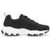 Skechers D'LITES 1.0 Anti-Slip And Wear-Resistant Breathable Low-Top Chunky Sneakers Women's Black 37