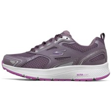 Skechers Go Run Consistent Anti Slip Wear Resistant Low Top Casual Running Shoes Women's Dark Purple 36