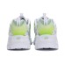 Skechers Anti-Slip And Wear-Resistant Height Increasing Low-Top Chunky Sneakers Women's Green White Green yellow, 36