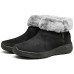 Skechers On The Go Joy Snow Boots Fur 'Black White' Women's 36
