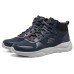 Skechers D'LITES WAVE Cushioning, Slip Resistant, And Abrasion Resistant High Top Casual Shoes Men's 42