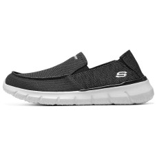 Skechers Cushioned Anti-Slip Wear-Resistant Breathable Lightweight Low-Top Casual Shoes Men's Black Черный, 40