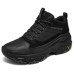 Skechers OUTDOOR MENS Anti-Slip Wear-Resistant Mid-Top Casual Shoes Men's Black Черный, 44