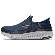 Skechers MEN'S GO Cushioned Slip-Resistant Low-Top Running Shoes Men's Blue Синий, 42.5