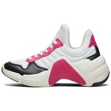 Skechers Block Neo Cushioning Abrasion Resistant Support Low Top Casual Shoes Women's White Pink 38