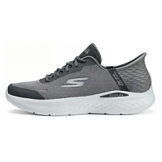 Skechers GO RUN Durable Breathable Low-Top Casual Running Shoes Men's Gray Серый, 45.5