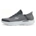 Skechers GO RUN Durable Breathable Low-Top Casual Running Shoes Men's Gray Серый, 45.5