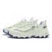 Skechers D'Lites 1.0 Chunky Sneakers Women's Low-Top White CYAN WHITE, 35