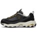 Skechers D'LITES Series Casual Shoes Women's Low-Top Black/Natural 36
