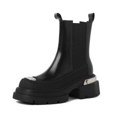 RAPHAEL SONA Short Chelsea Boots 6cm Women's Черный, 35