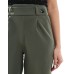 JDY high waisted crop wide fit trousers in dark green Kambaba, L L34
