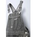 Длинный джинсовый комбинезон ZARA Серый, 9/10 лет (года) (140 cm)