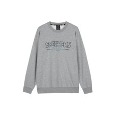 Skechers Sweatshirt Unisex Medium Heather Gray Medium Heather Gray 004F, XS