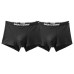 Skechers Underpants Men's 2 Pack Pitch Black 2 Pack (Pitch Black/002K), XL