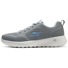 Skechers Cushioned Slip-Resistant Low-Top Running Shoes Women's Gray Blue Gray Blue, 37.5