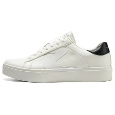 Skechers Cushioning, Wear Resistant Low Top Skateboard Shoes Men's White Натуральный/Черный, 42
