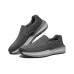 Skechers Cushioning, Wear Resistant Low Top Casual Shoes Men's Gray Серый, 43