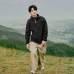 Skechers Outdoor Hiking Water-Resistant Warm Water-Repellent Windbreaker Jacket Men's Carbon Black сажа, M