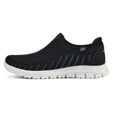 Skechers Cushioned Slip-Resistant Low-Top Casual Shoes Women's Black Multicolor Черный, 38.5